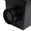 NDS 900BKITRTL1PK Square Catch Basin Drain Kit with 2-Opening Catch