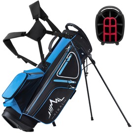 GoHimal 14 Way Golf Stand Bag, Golf Bags for Men with Stand, Top Dividers Ergonomic with 10 Pockets