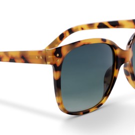 Peepers by PeeperSpecs Women's Poolside Polarized Sunglasses, Tokyo Tortoise, No Correction