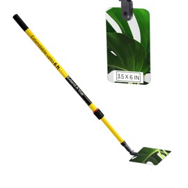 Extend A Vue Telescoping Inspection Mirror - Standard Fiberglass, Lightweight & Durable, 3 ft - 6 ft Pole, 3.5 x 6 inch Acrylic Mirror