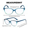 GUD Large Reading Glasses Women 5 Pairs Ladies Readers Cat-eye