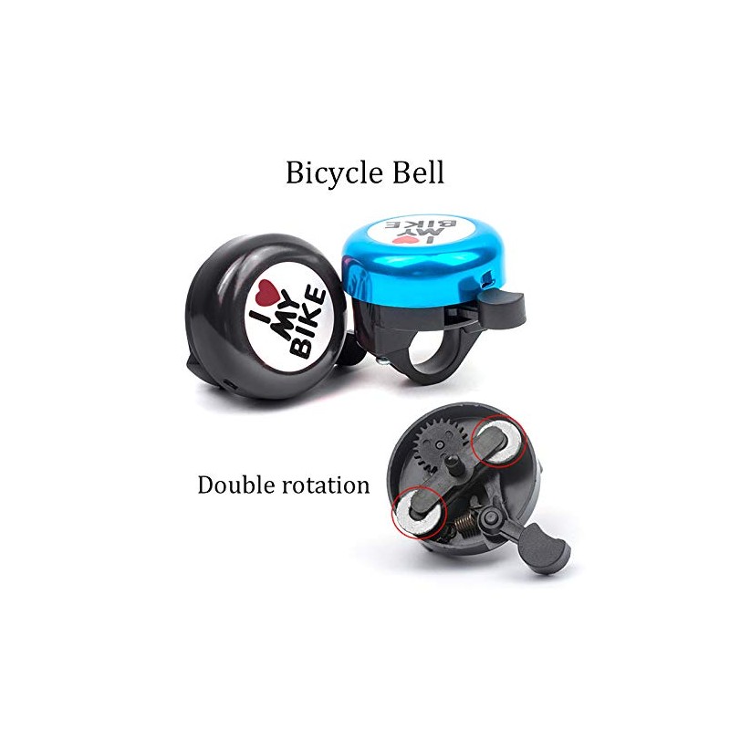 IKAAR Pack of 2 Mini Bicycle Bell with Loud Clear