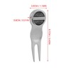 Portable Metal Golf Divot Repair Tool Putting Green Fork with