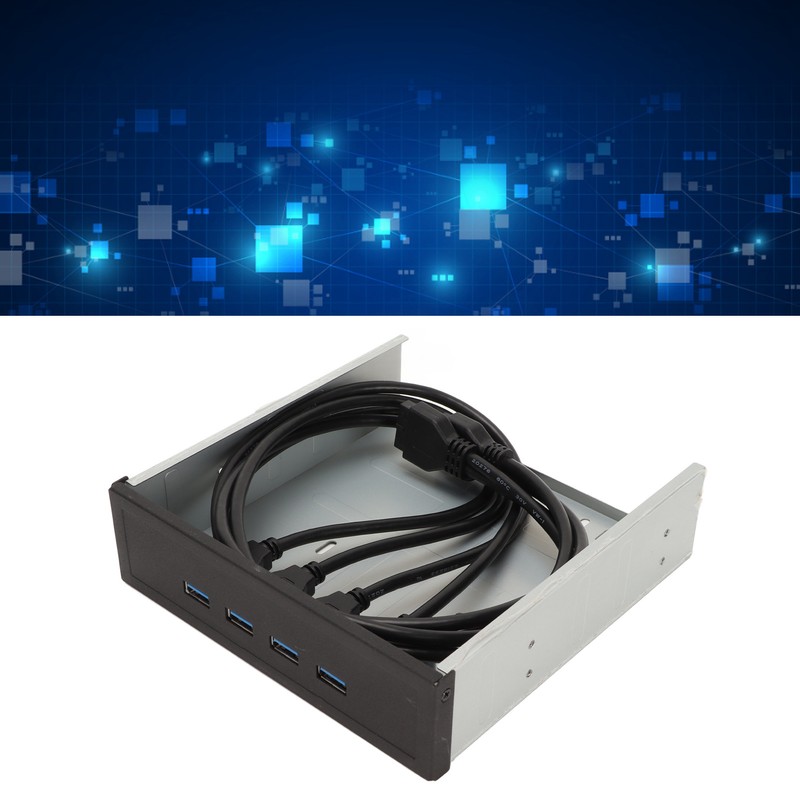 5.25in USB 3.0 Front Panel Hub 4 Ports 5Gbps High