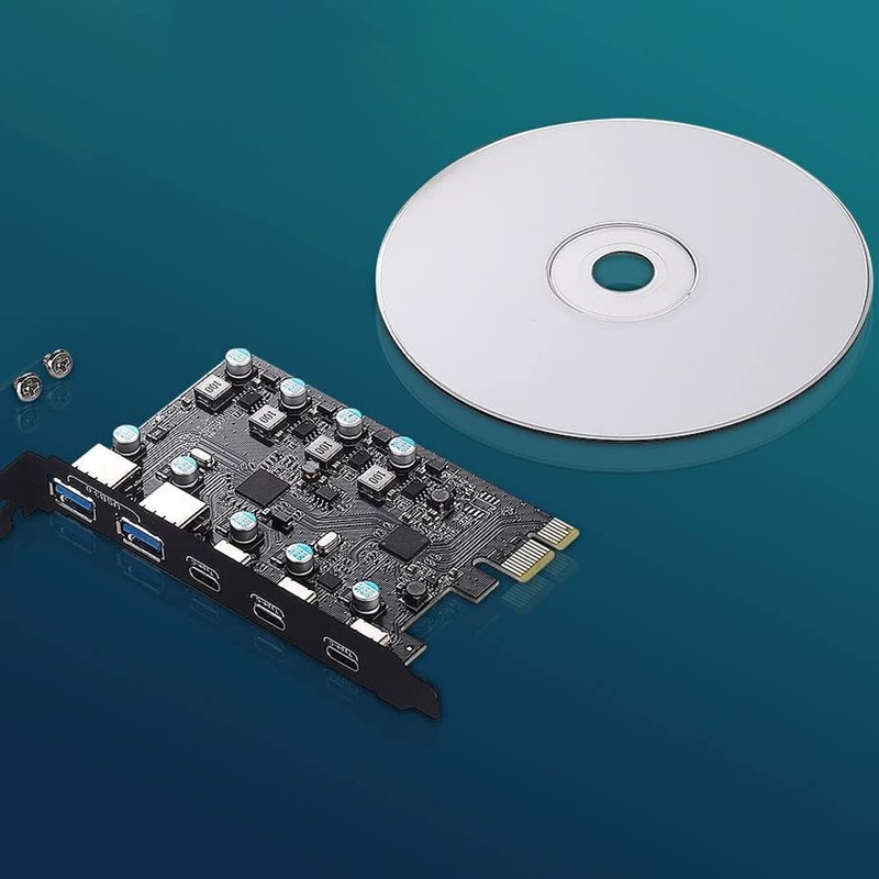 Aribrnten PCIe Expansion Card to 5 Port (3X USB C,2X