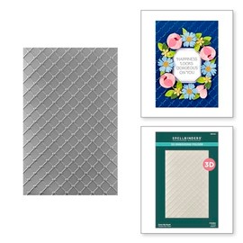 Spellbinders Cross My Heart 3D Embossing Folder from The Gorgeous You Collection