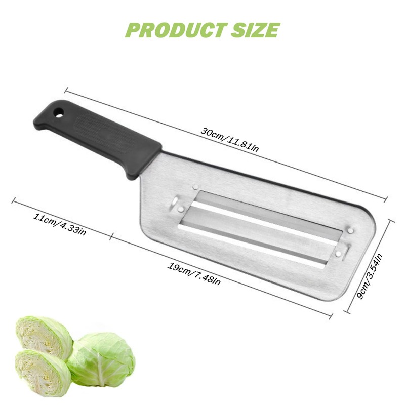 Cabbage Shredder Stainless Steel Blade Cabbage Slicer Shredder Skidproof Cabbage