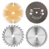 4Pcs 4-1/2 Inch Compact Circular Saw Blade Set with 3/8"