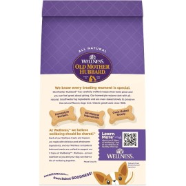 Old Mother Hubbard Hubbard Wellness P-Nuttier Mini Dog Biscuits – Natural Peanut Butter Training Tr