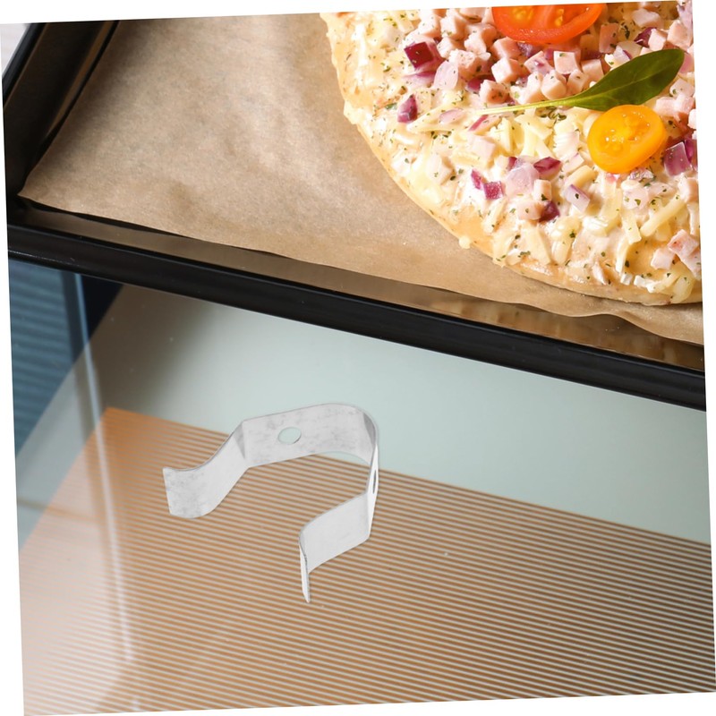 jojofuny Stainless Steel Thermometer Probe Holder Clamp for Kitchen BBQ