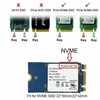 AYMBH M.2 NVMe SSD to PCI-E 3.0 X4/X8/X16 Adapter Card,