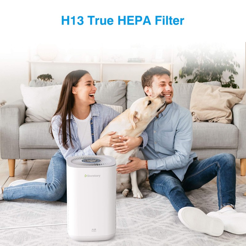 Storebary Air Purifier Replacement, C350-RF True HEPA High-Efficiency Activated Carbon
