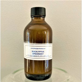 Pure Eucalyptus Spearmint Fragrance Oil   100% Pure/Uncut   U Pick Size  Diffusers, B - 60ml w black cap