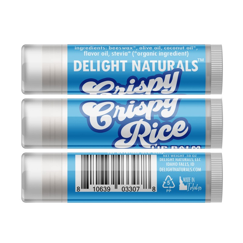 Delight Naturals Jumbo Lip Balm - Crispy Rice
