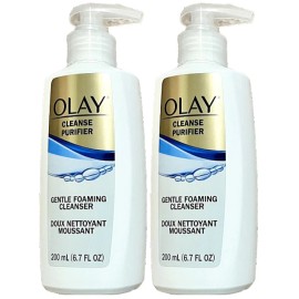 OLAY CLEANSE Gentle Foaming Face Cleanser, All Skin Types 6.7 fl. oz- Pack of 2