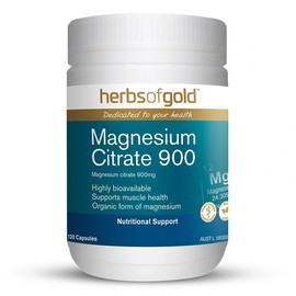 Herbs of Gold Magnesium Citrate 900 Cap X 120