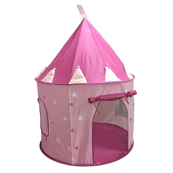 SueSport Girls Princess Castle Play Tent, Pink