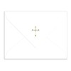 Punch Studio Embellished Note Cards and Envelopes, Cross (46746)