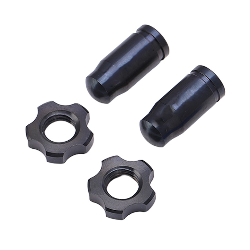 RISK 7pcs Titanium Alloy Bicycle Presta Valve Cap Strong Hardness