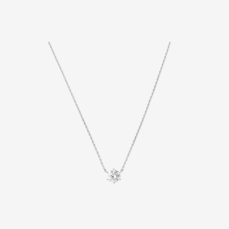 Gold & Deer G-DIA Moissanite 5-part necklace 1 carat /