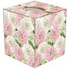 Marye-Kelley TB1780 - Heirloom Roses Pink & White Tissue Box