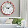 Round Wall Clock, Easy To Read Silent Movement Luminous Wall
