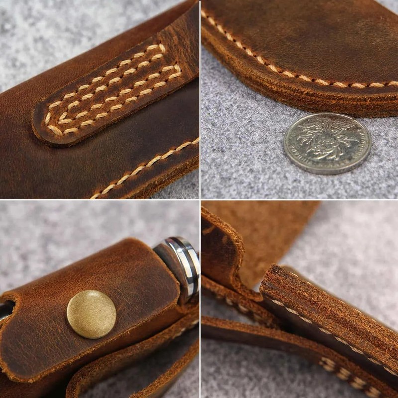 Full grain Leather Sheath for Buck 119 Knife, knife holder