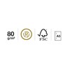 Miquelrius - 100% Recycled Notebook - 1 Colour Strip, A5,