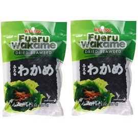 Wel-Pac Fueru Wakame 2 oz. (algas marinas secas) (paquete de 2)