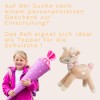 minipishop¬Æ Kuscheltier personalisiert REH Kuscheltier mit rosa Schleife I personalisiertes