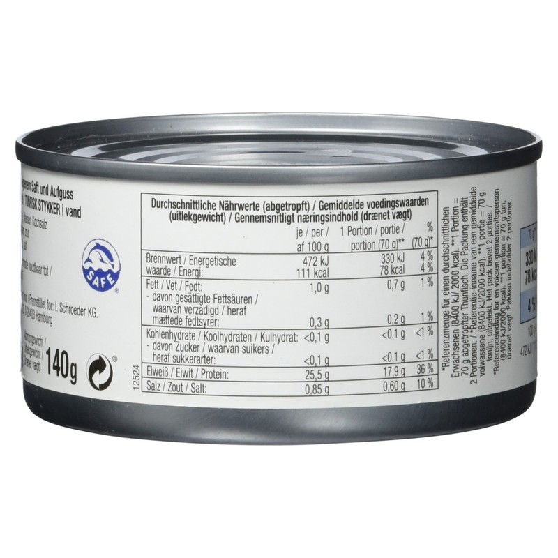 La Miranda Tuna Pieces 185g