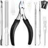 Pingispower Ingrown Toenail Clipper Kit, 8PCS Premium Toe Nail Nippers