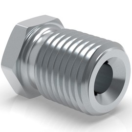 2x Screw Connection 1/2 Inch x 20 for Brake Line 4.75 mm Flange E Type PF Professional Connector DIN/ISO 1651 Compliant
