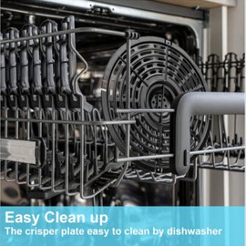 Air Fryer Replacement Tray,21.6m / 8.5in Air Fryer Tray Non Stick Fryer Replacement Crisper Plate,Air Fryer Accessories for Steak Pizza Barbecue French Fries