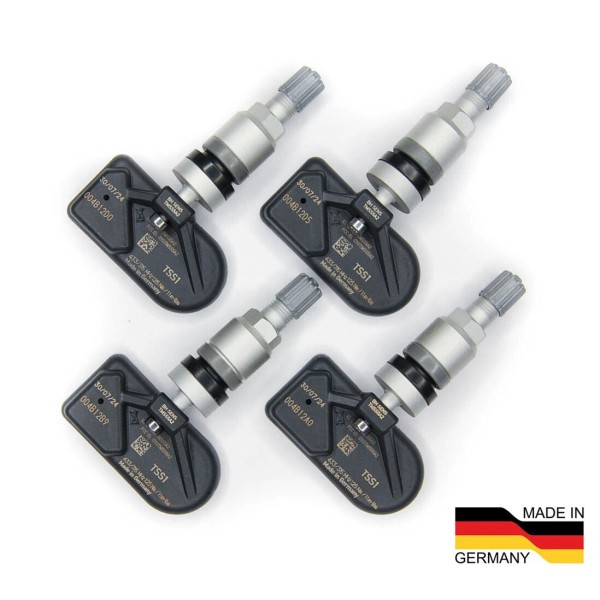 HUF TPMS Sensor Set (x4)Silver for Infiniti QX56 2011-2013 40700-1LA0D