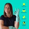 SEEP Eco Large Rubber Gloves - 3 Pack - Kitchen