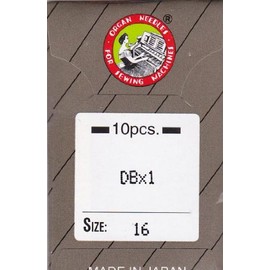 Organ Sewing Needles No. 16 Industrial (DB), 1 Bag (Pack of 10)