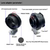 B3 to M4/3 Lens Adapter Compatible with B3 1/2" Broadcast