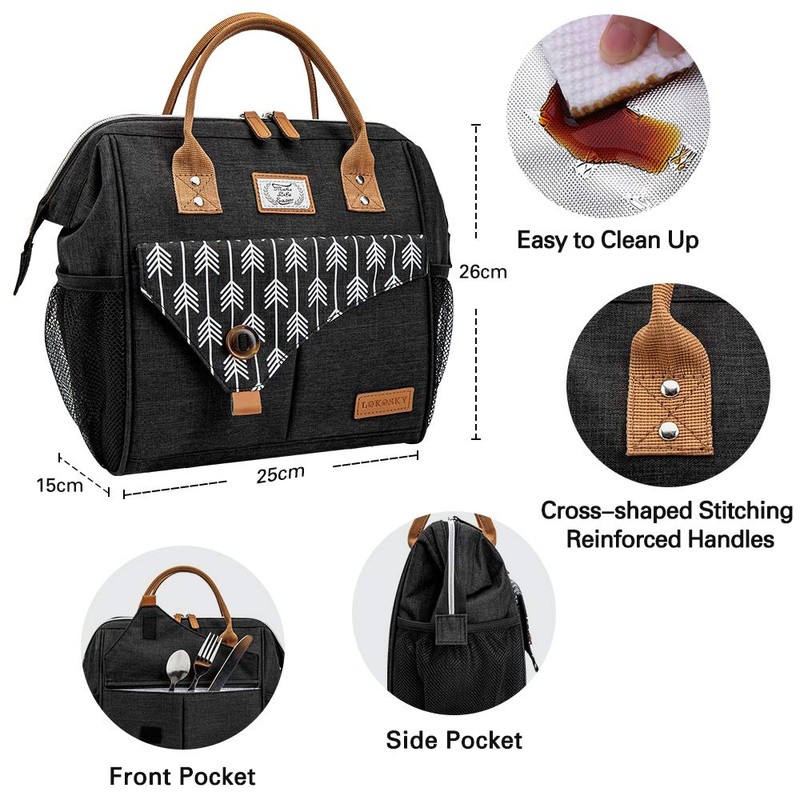 Lekesky Insulated Lunch Bag for Women for Work Lunch Tote