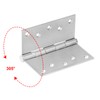 MOUNTAIN_ARK 4 Pack 5-1/8" x 5" Stainless Steel Square Door