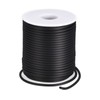 MECCANIXITY Rubber Cord 27 Yards 1/8" Dia Matte Black Solid