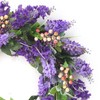 Simulation Lavender Wreath Silk Cloth Artificial Lavender Flower Wreath Front