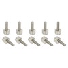 sourcing map 10 Pcs Computer Case Thumb Screws, M3x12 Thread
