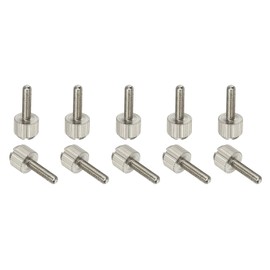sourcing map 10 Pcs Computer Case Thumb Screws, M3x12 Thread PC Computer Case Fastener Thumb Screws for DIY PC Cover Power Supply PCI Slots Hard Drives