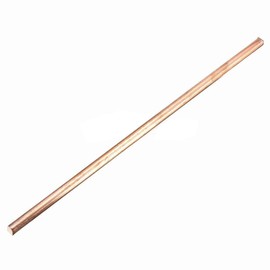 N / A Copper 4 Pcs Round Rod, 6mm Diameter, 200mm Length, Electrical Appliances, Chemical Industry