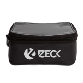 Zeck Predator Window Bag M 21 x 18.5 x 6 cm - Fishing Bag for Predator Baits & Predator Fish Accessories, Artificial Bait Bag, Tackle Bag, Accessory Bag for Spinnbait, black