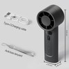 HomBreez Turbo Portable Handheld Fan, Speed(1-100) Adjustable Mini Portable Fan,