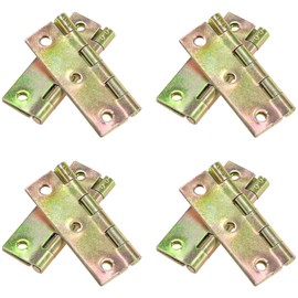 8 PCS 2.5-inch Door Hinges, Bearing Hinges for Small Furniture Doors (Colored Zinc)