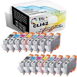 TG Imaging | 16-Pack, 2 Set of 8-Color | Compatible CLI42 Ink Cartridge Color Ink Combo for PIXMA Pro-100 Pro-100S Printer