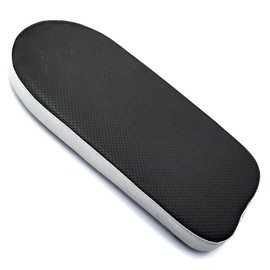 LEXICANMHS Bicycle Back Seat Cushion, Black PU Bike Back Saddle, Comfortable Bike Seat, Mountain Bike Back Seat Cushion, Kids Back Seat for School Sports, Size: 31 x 15 x 4 cm (Black+Silver)